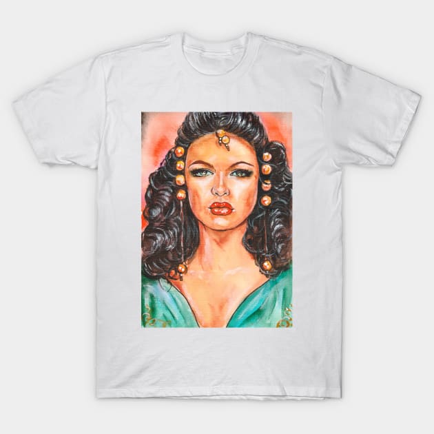 Gene Tierney T-Shirt by Svetlana Pelin